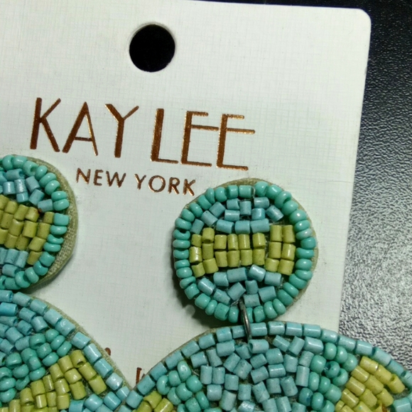 Coastal Mosaic Drops- Earrings ๐๐ - Picture 5 of 10